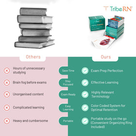 TribeRN anatomy flashcards display diagrams and mnemonics for efficient review.