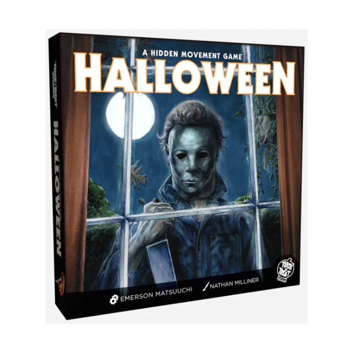 Trick Or Treat Studios Halloween 1978 board game front cover for spooky game nights