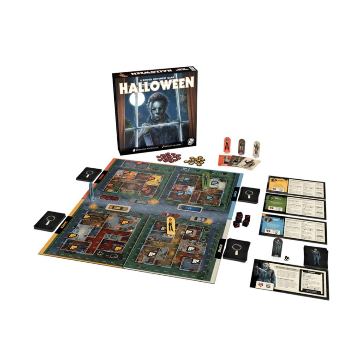 Trick Or Treat Studios Halloween 1978 board game Michael Myers figure sparks strategic play