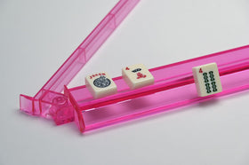 TRICLOOOVER pink mahjong tote offers convenient transport and storage