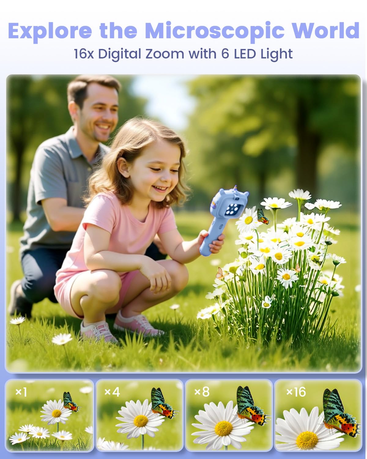 Trigowalt 1080P camera supports photo and video capture for sharing.