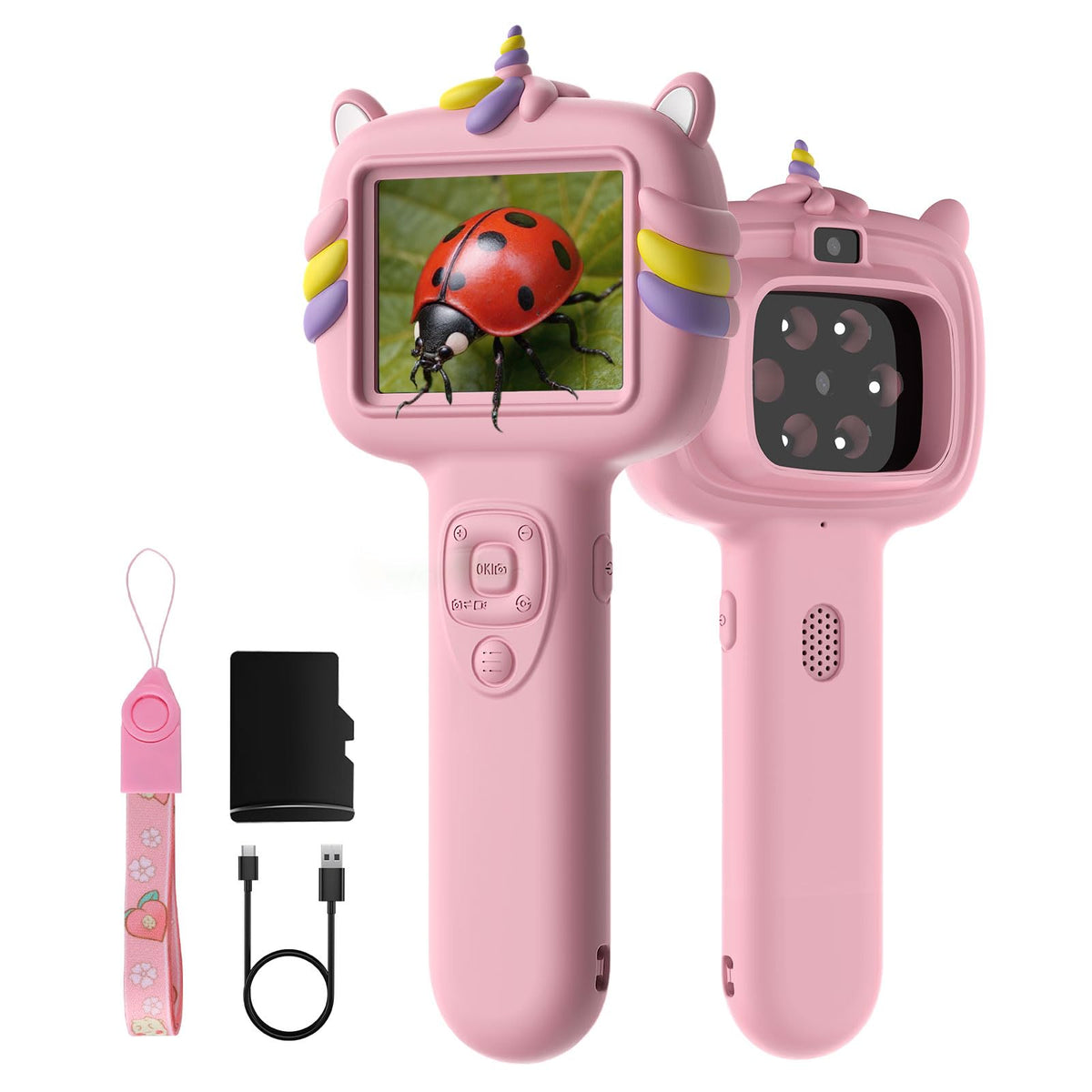 Trigowalt kids microscope camera with 2.4-inch screen for immersive discovery