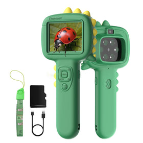 Trigowalt kids microscope screen display for easy real-time viewing and sharing.