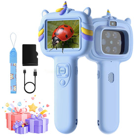 Trigowalt kid microscope camera with 2.4in screen for clear viewing.