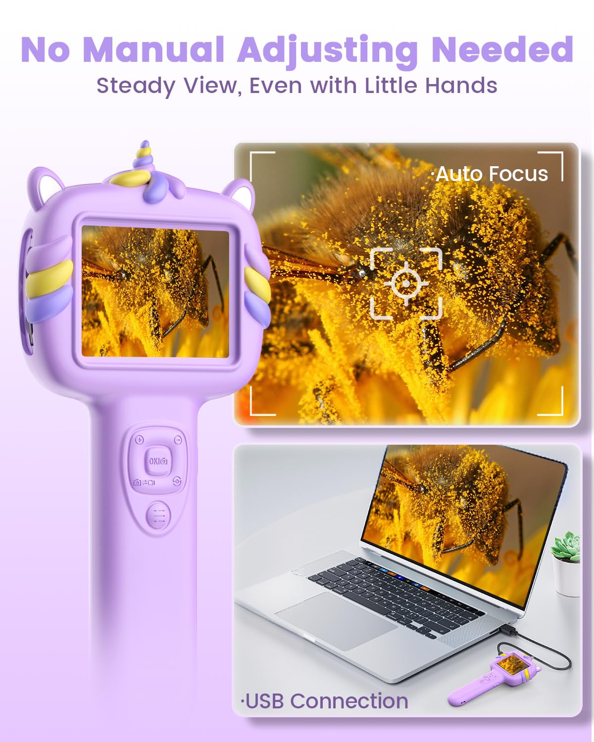 Trigowalt 2.4-inch screen supports comfortable real-time viewing and sharing