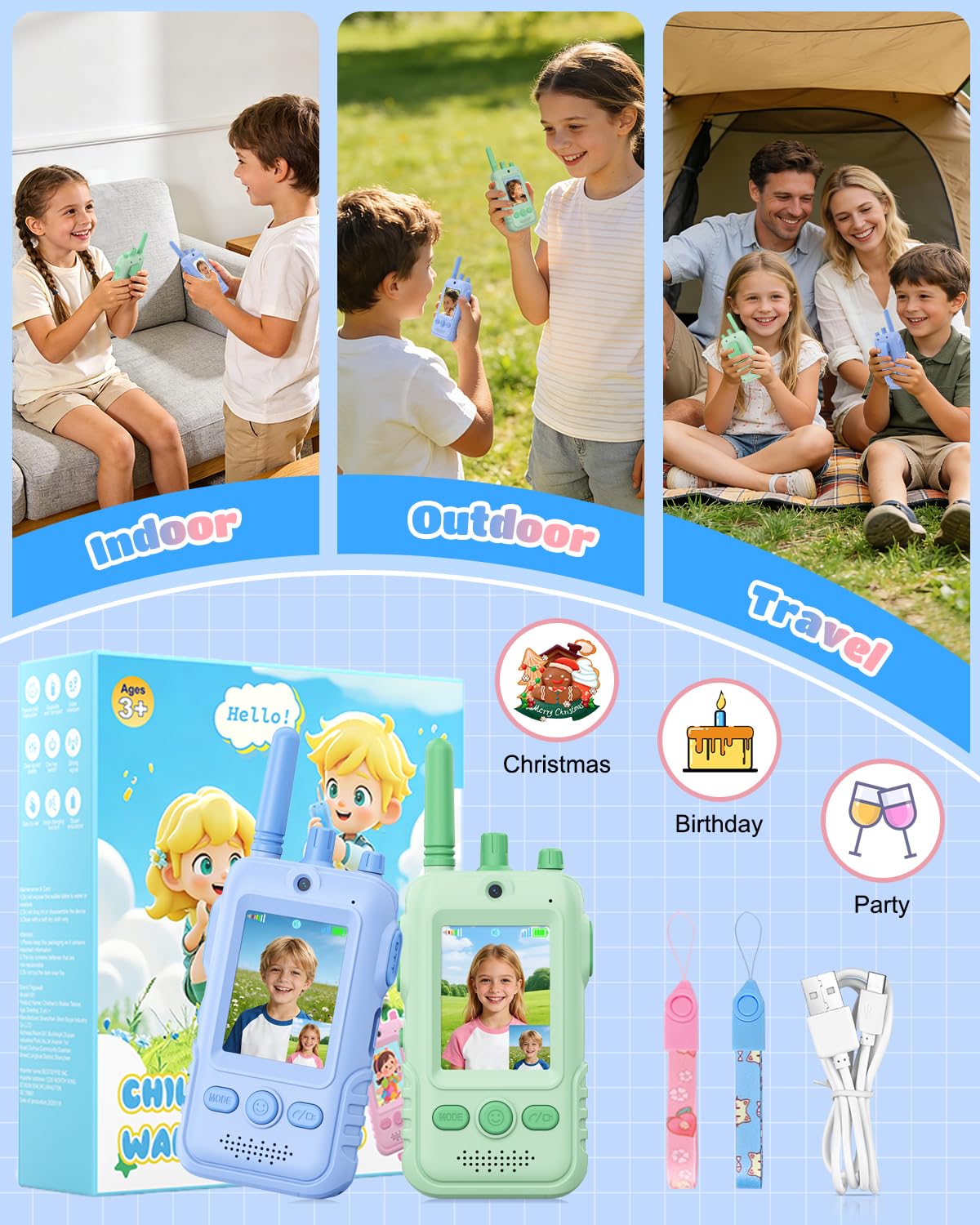 Trigowalt gift box includes two units, cables, manual for gifting