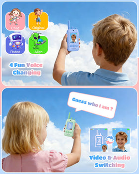 Trigowalt kids walkie talkies pairing operation for quick setup