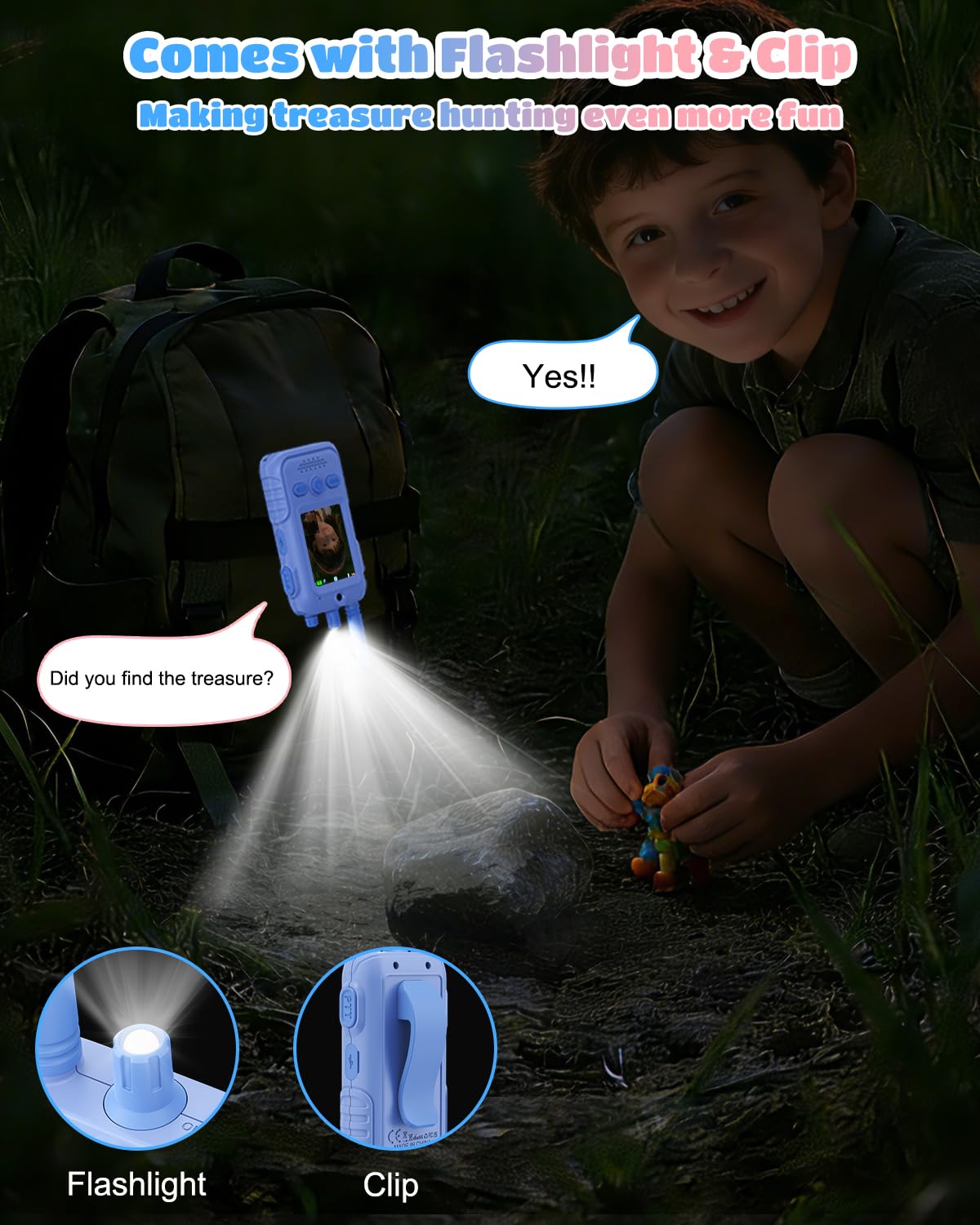 Trigowalt rechargeable walkie talkies with USB-C for fast charging