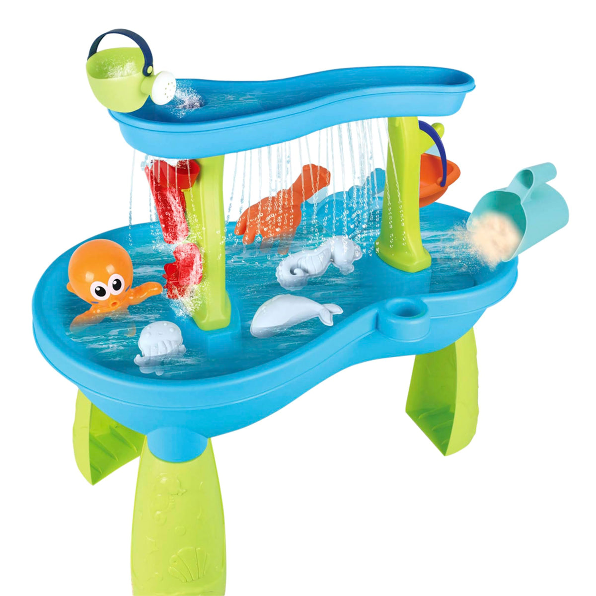 Trimate two-tier design supports collaborative play for preschool kids.