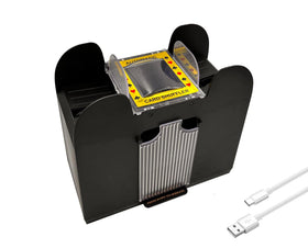 Triplgoat 6-decks shuffler on table for quick, smooth shuffles