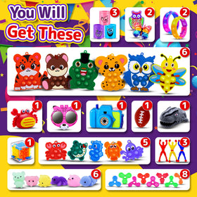 TRIRAXUS bulk fidget toys provide variety for classroom prizes and lively activities.