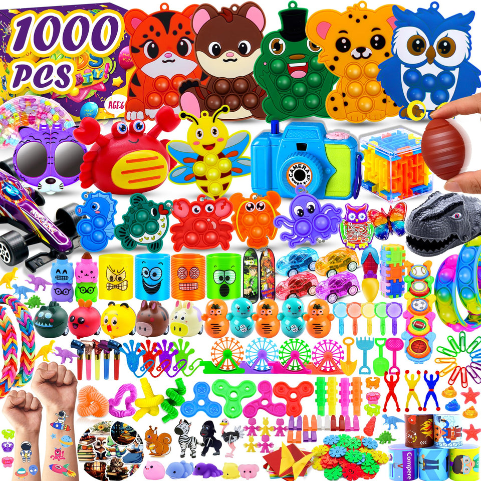 TRIRAXUS kids party favors with colorful toys for engaging celebrations and creative play.