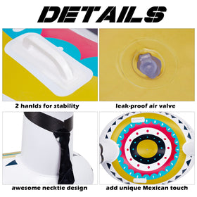 Triumpeek pullable tie to drag the float across water