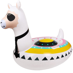 Triumpeek llama float as a fun selfie prop at pool parties