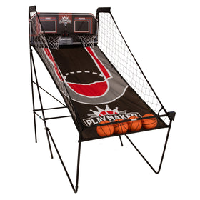 Triumph PlayMaker shootout arcade with LED scoring for head-to-head play at home.