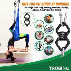 Trobing aerial yoga rigging with silks and hammocks safely