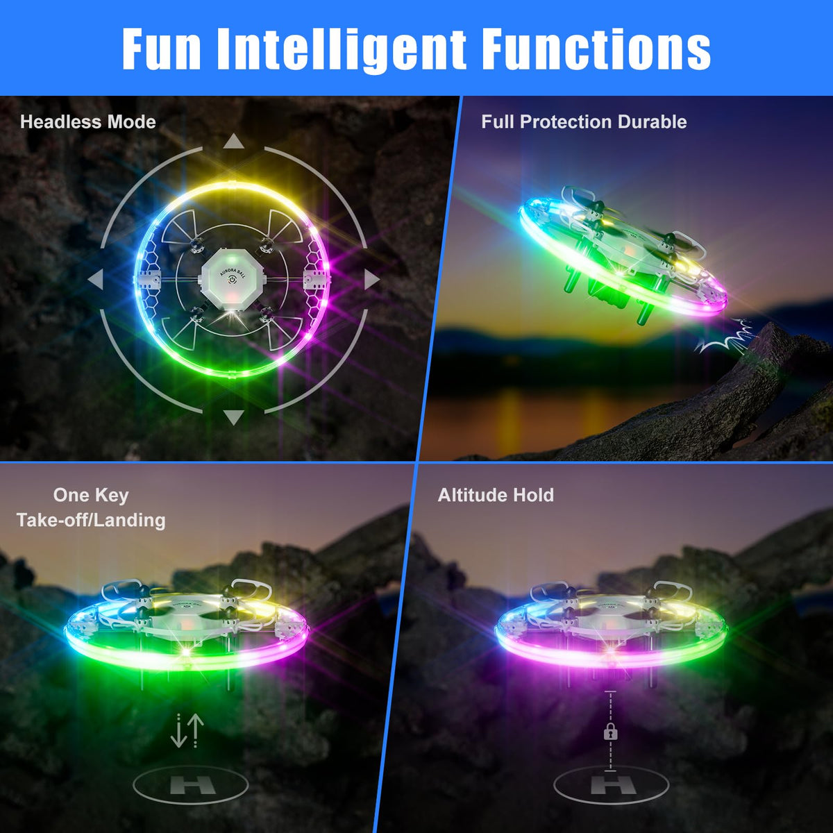 Troujo drone with altitude hold helps steady hover for beginners.