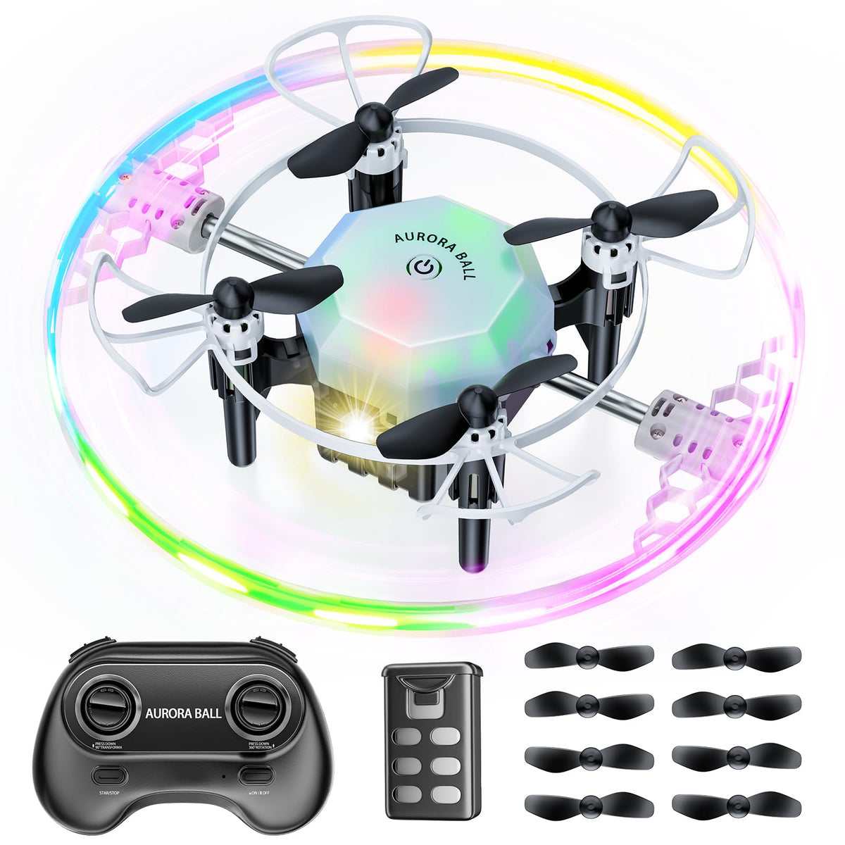 Troujo mini RC drone with 360° flip for thrilling beginner flights.