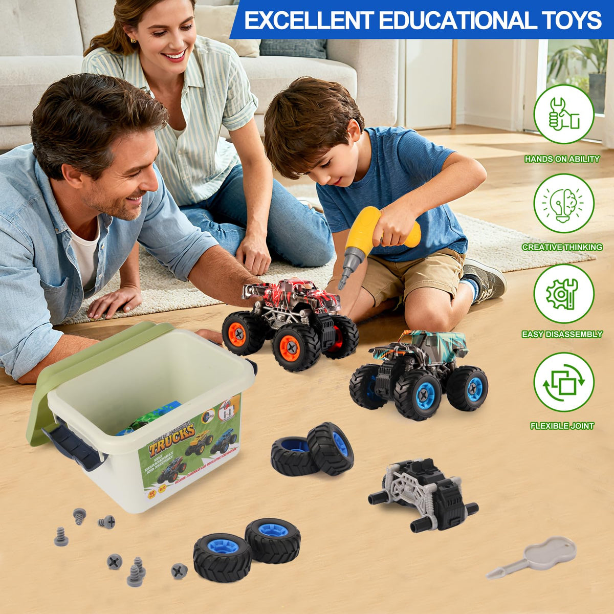 Trovogil Electric Drill in Action supports safe, engaging construction play.