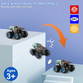 Trovogil Pull-Back Off-Road Truck demonstrates motion without batteries.