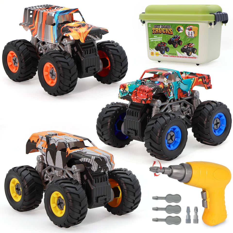 Trovogil take apart monster truck set for hands-on STEM learning