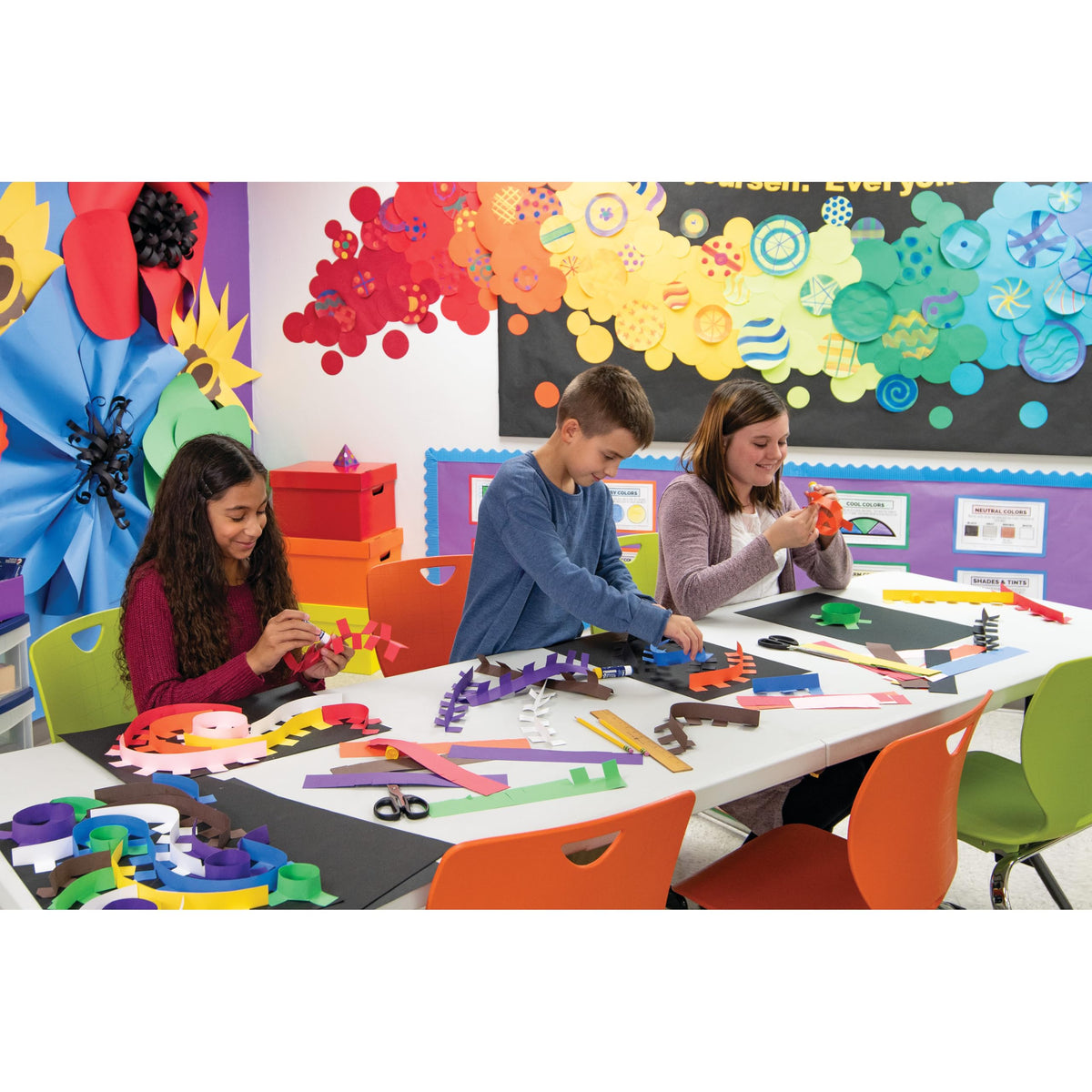 Tru-Ray large 12x18 sheets provide space for group art