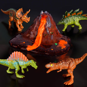 Trubic Dinosaur Slime Kit color pigments help create secondary colors and themes.