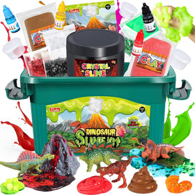 Trubic Dinosaur Slime Kit crystal slime bottle for creative play and easy cleanup.