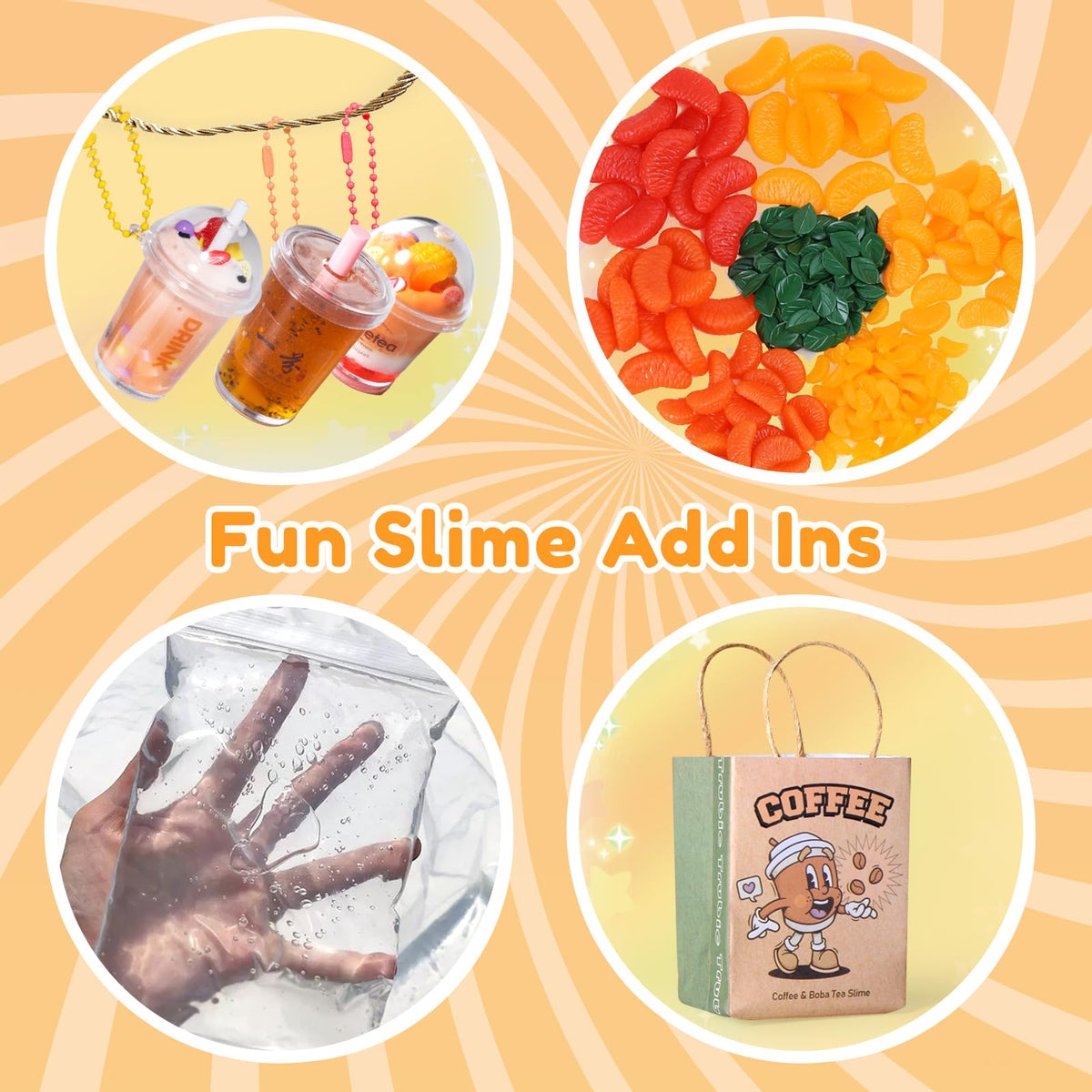 Trubic mousse toppers glitter enhance dessert slime creations
