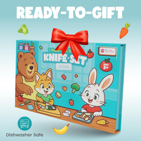 TruChef gift packaging showcases a complete learning toolkit.