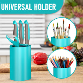 TruChef aqua universal knife holder keeps tools organized.