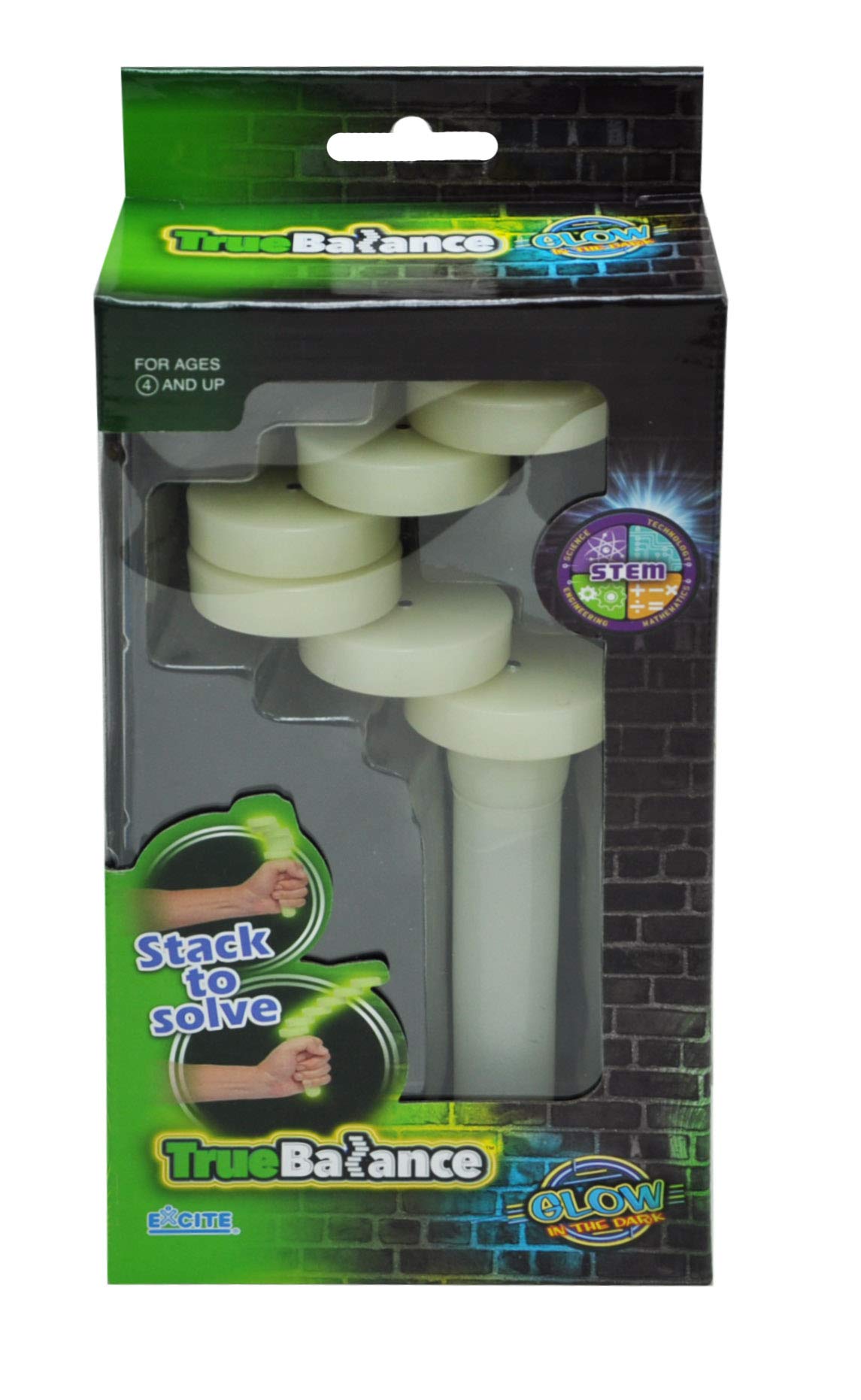 TrueBalance Coordination Game front view showing compact, screen-free fun for all ages