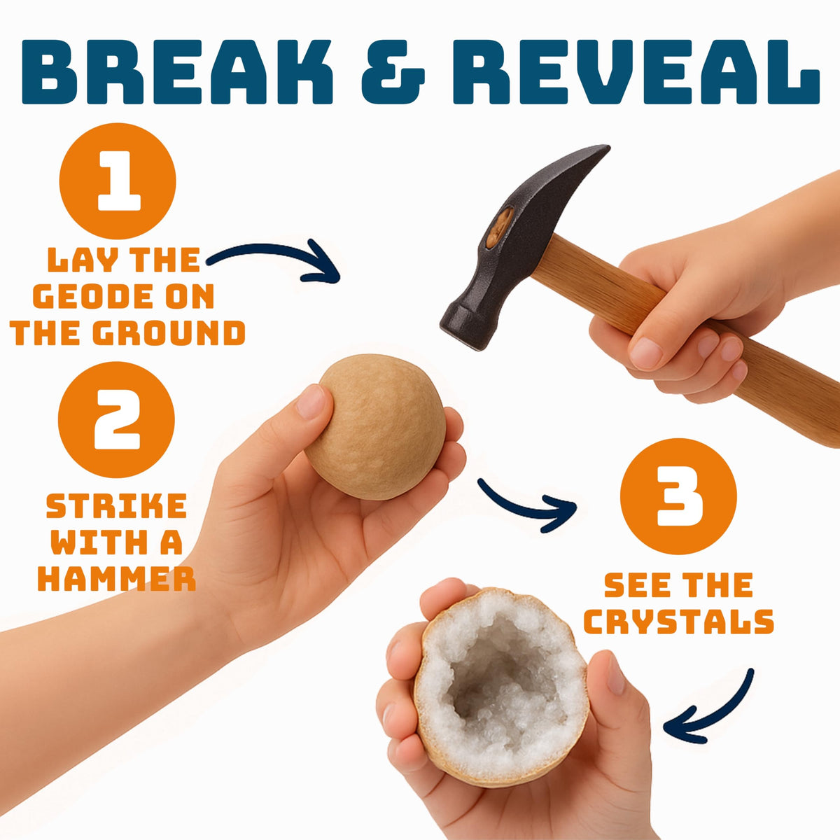 TruEnergy Mini Geodes display-ready packaging ideal for gifting.