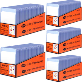 TRUGQ 1000 card sleeves and top loaders package protects collectors during transport