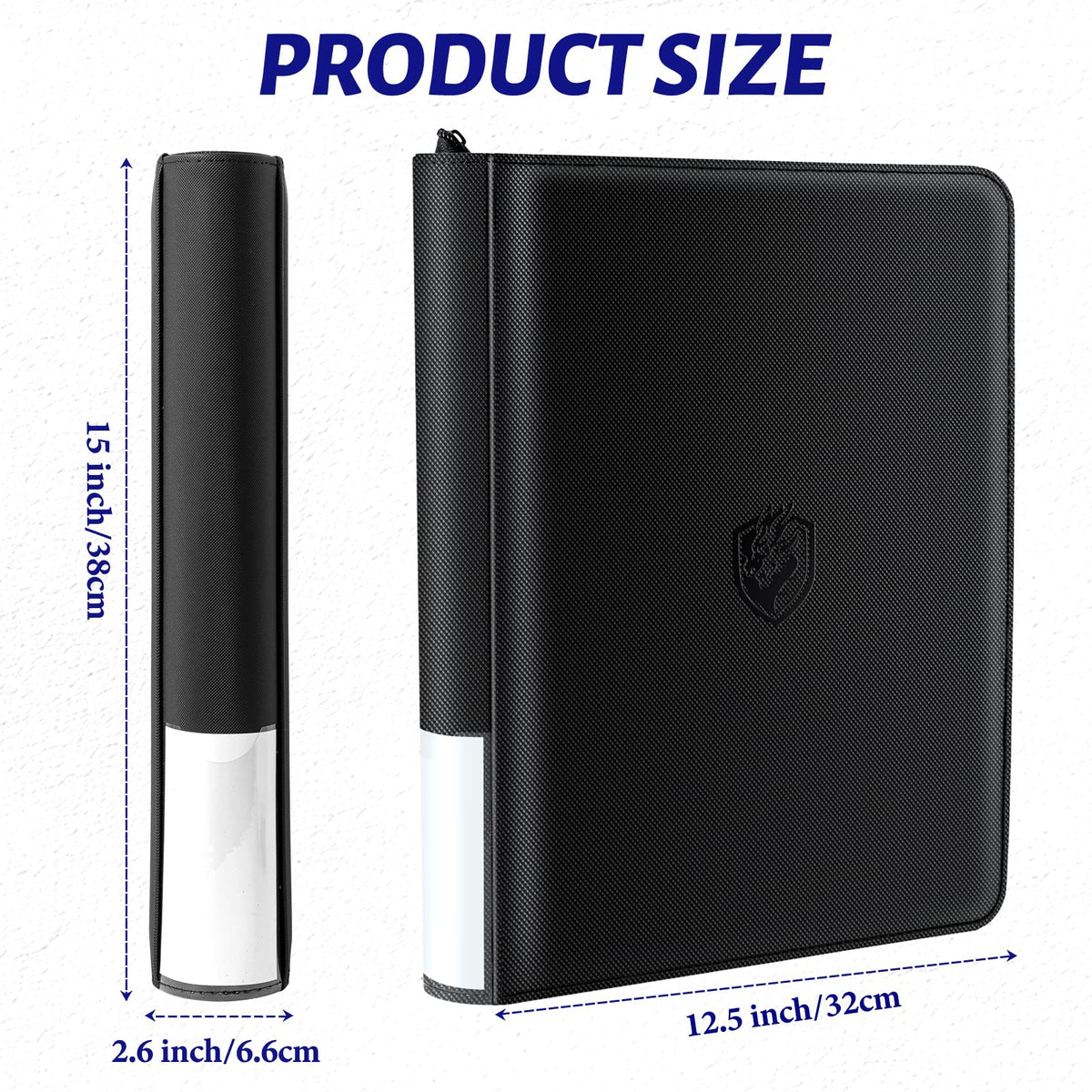 Side pockets stabilize cards and prevent slipping
