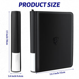 Side pockets stabilize cards and prevent slipping