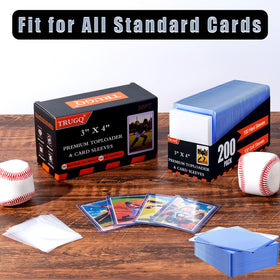 TRUGQ storage and display setup with protected cards