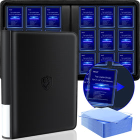 TRUGQ toploader binder with 324-capacity for sports cards