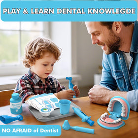 Trulloyoo dentist play set pretend dentist outfit for immersive dress-up