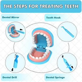 Trulloyoo dentist play set toothbrush for brushing practice