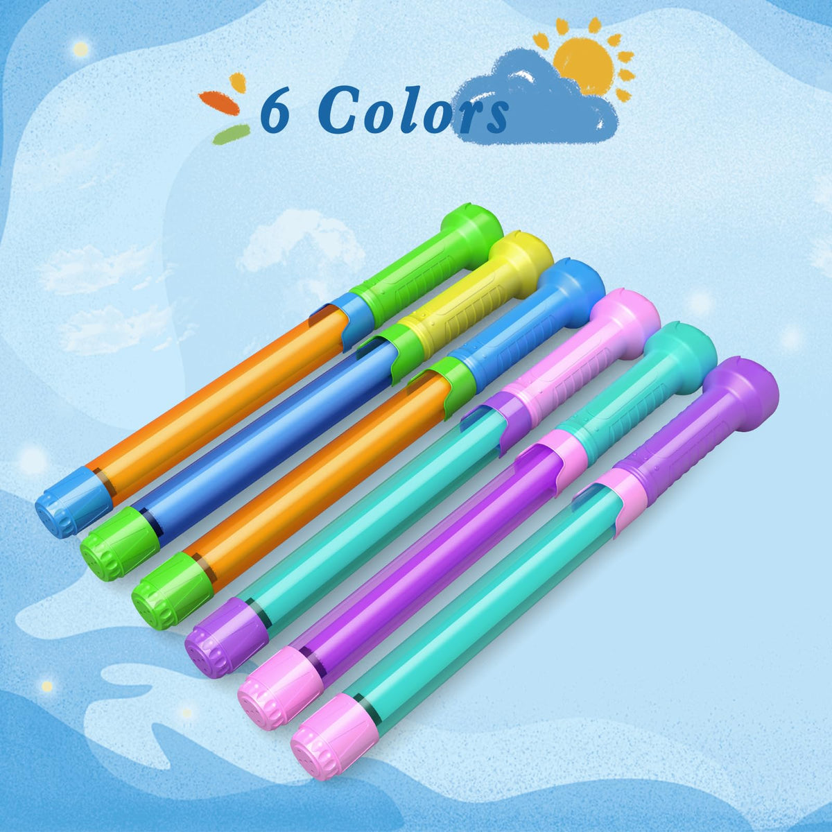 Trulloyoo water gun on a sunny beach for family fun in the sand.