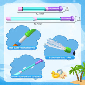 Trulloyoo water gun handheld ergonomic design for easy gripping.