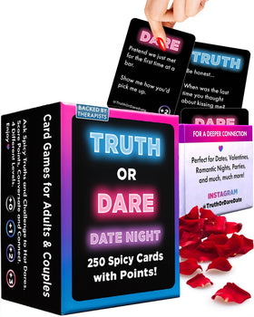 Truth Or Dare Date Night: 250 cards spread to spark conversation and connection.