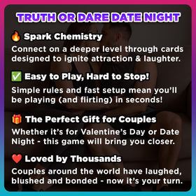Truth Or Dare Date Night: cozy vibes encourage relaxed connection and conversation.
