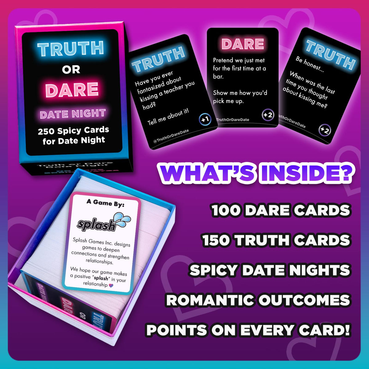 Truth Or Dare Date Night: spicy points system invites playful competition.