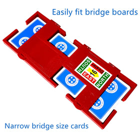 TSB bridge cards feature symmetrical design for both hands