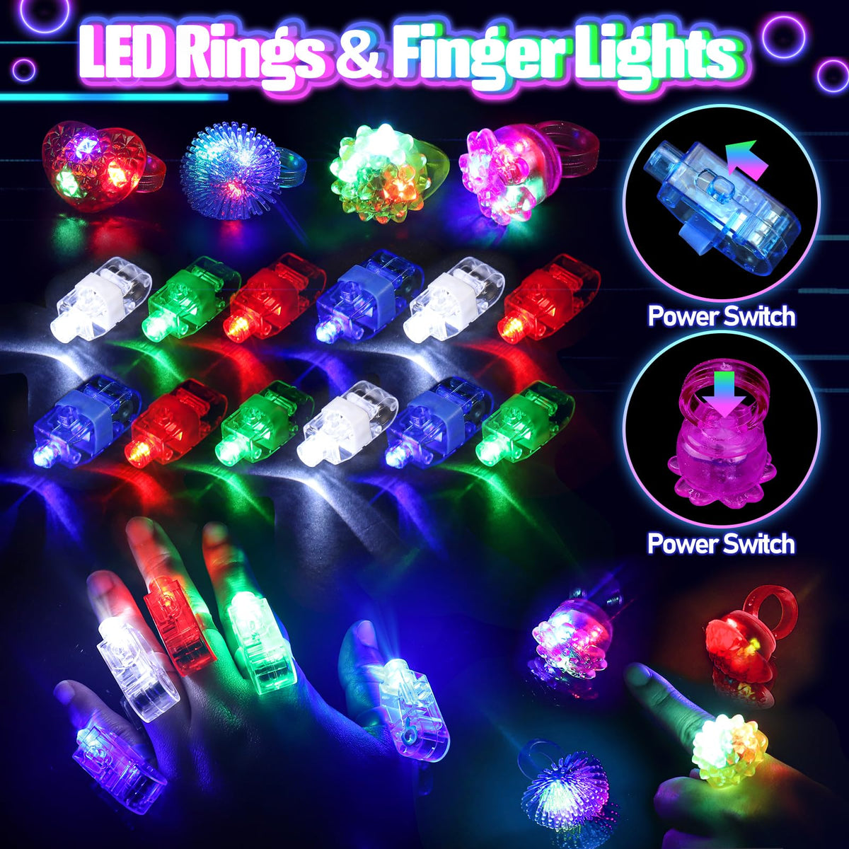 TSDATOWR butterfly connectors secure glow-styled pieces for creative crafts.