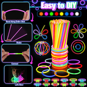 TSDATOWR glow finger lights offer easy grip lighting for activities and dancing.