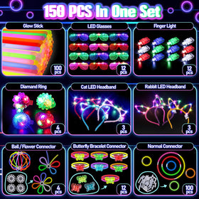 TSDATOWR glow headbands add neon flair and hands-free lighting for celebrations.
