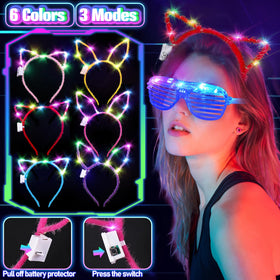 TSDATOWR neon glow sticks provide customizable DIY jewelry and party accents.